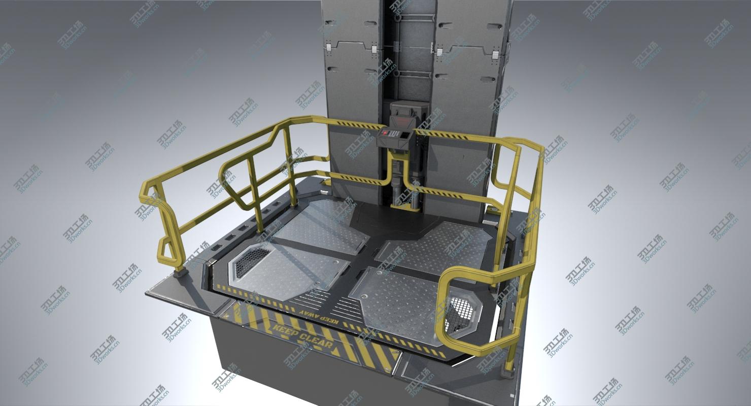 images/goods_img/2021040164/Modular Sci-fi Lift Elevator 3D model/2.jpg